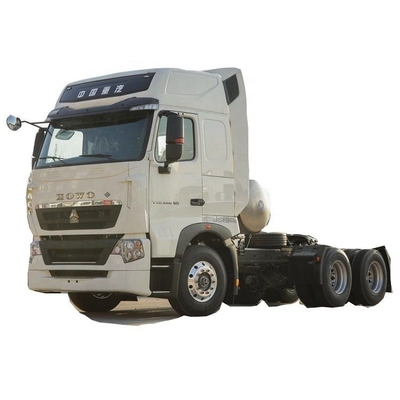 Vehículo motriz 6X4 SinoTRUK HOWO T7H camión tractor de GNL 440HP para transporte logístico