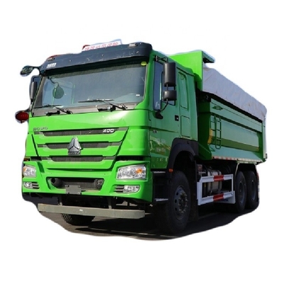Camión pesado de segunda mano HOWO 400 CV 6X4 5.6m Camión con caja de cambios SINOTRUCK