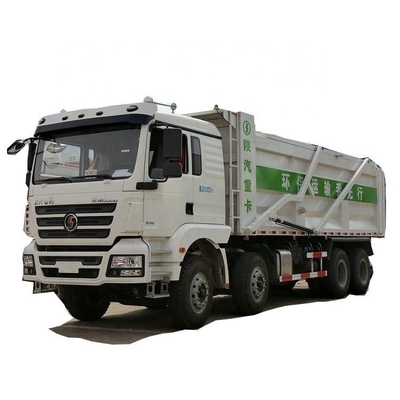 Profesional de segunda mano Shacman Delong M3000 290 HP 8X4 7.6m camión de basura con ESC