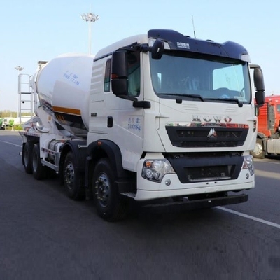 Boutique 340HP HOWO T5G 8X4 7.7 Camión de mezcla de hormigón cuadrado para mercados de país