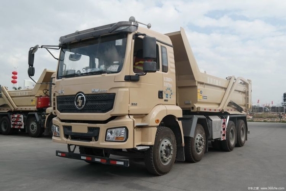 Shacman Delong M3000 8X4 camiones de basura de 5,8 metros con 5,6 * 2,3 * 0,9 metros dimensiones del tanque de carga
