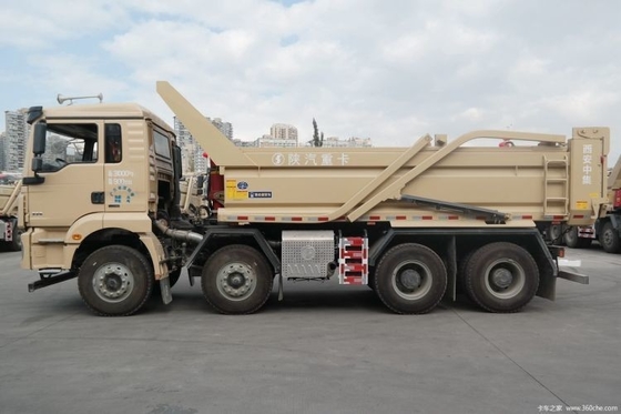 Shacman Delong M3000 8X4 camiones de basura de 5,8 metros con 5,6 * 2,3 * 0,9 metros dimensiones del tanque de carga