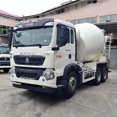 Planta de fabricación HOWO T5G 340 caballos de fuerza 6X4 5.99 Camión de mezcla de hormigón cuadrado