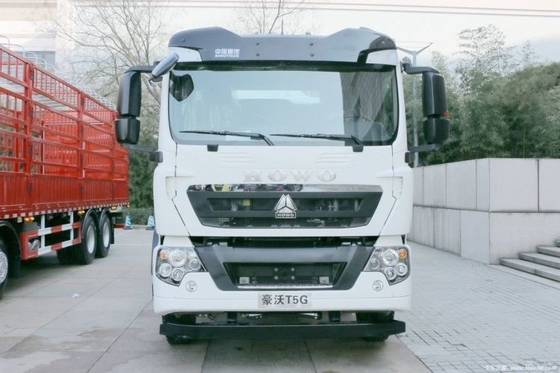 HOWO T5G 340HP camión de mezcla de hormigón cuadrado 8X4 con Euro 2/3/4/5 estándar de emisiones