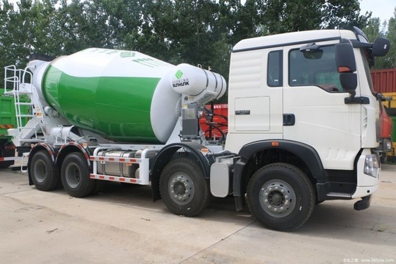 Sinotruk HOWO TX6 340 HP 8X4 7.98m3 camión mezclador de hormigón para sus necesidades de construcción