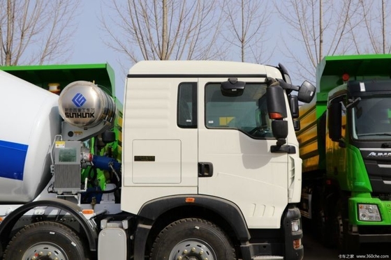 7Camión de mezclador de hormigón cuadrado de.98 con chasis de 6x4 8x4 Sinotruk HOWO TX 350 HP Combustible diesel