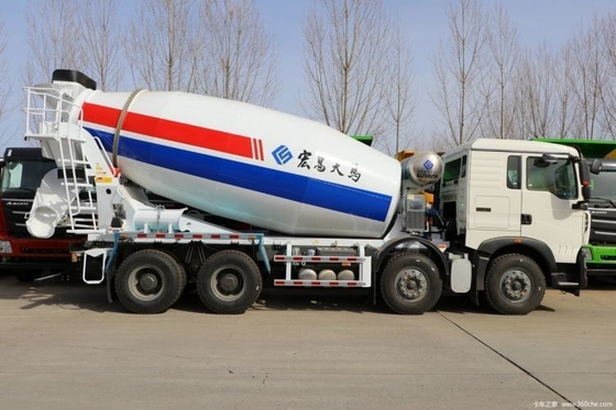 7Camión de mezclador de hormigón cuadrado de.98 con chasis de 6x4 8x4 Sinotruk HOWO TX 350 HP Combustible diesel