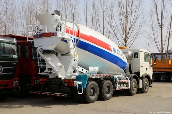 7Camión de mezclador de hormigón cuadrado de.98 con chasis de 6x4 8x4 Sinotruk HOWO TX 350 HP Combustible diesel