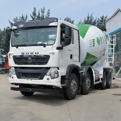 Sinotruk HOWO TX6 340 HP 8X4 7.37 Camión de mezcla de hormigón cuadrado para el requisito del cliente