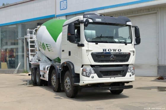 Sinotruk HOWO TX6 340 HP 8X4 7.37 Camión de mezcla de hormigón cuadrado para el requisito del cliente