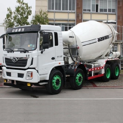 340 HP 8X4 7.99 Camión mezclador de hormigón cuadrado Hauman H5 6.8L Motor de combustible diesel Capacidad