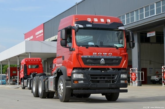 HOWO TX7 Camión pesado 460 CV Tractor 6X4 con capacidad del tanque de combustible ≥ 600L y rueda motriz 6x4