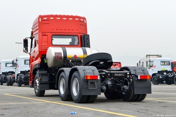 Dongfeng Xinjiang Tractor de GNL de segunda mano liso D7V 480hp 6X4 4X2 con caja de engranajes FAST