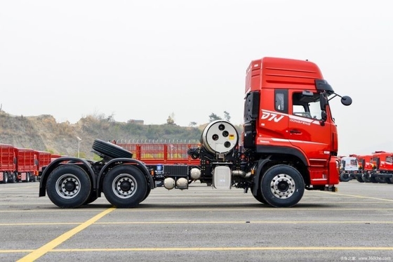 Dongfeng Xinjiang Tractor de GNL de segunda mano liso D7V 480hp 6X4 4X2 con caja de engranajes FAST