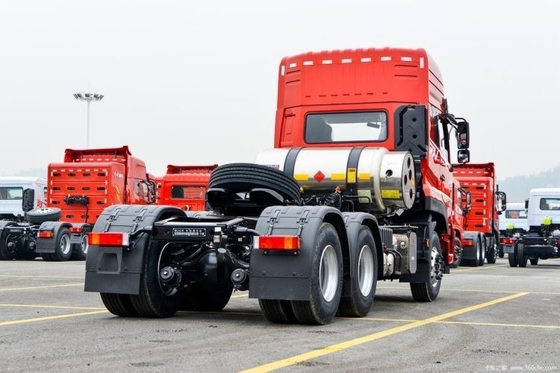 Dongfeng Xinjiang Tractor de GNL de segunda mano liso D7V 480hp 6X4 4X2 con caja de engranajes FAST