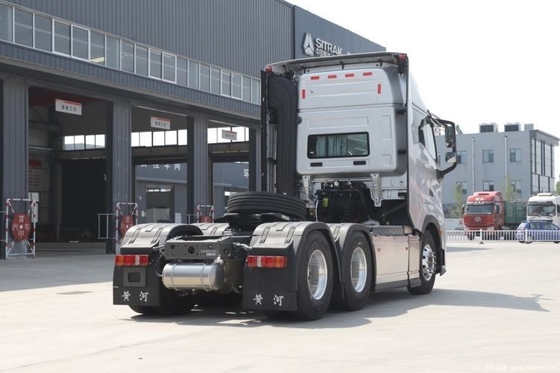 Capacidad de carga alta 570 CV Río Amarillo X7 camión pesado 6X4 AMT Tractor automático 23 años