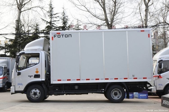 Beiqi Foton 158HP 4X2 4.14m Furgoneta ligera de una fila Stock caliente Fukuda Omark S1 Chang Ying versión