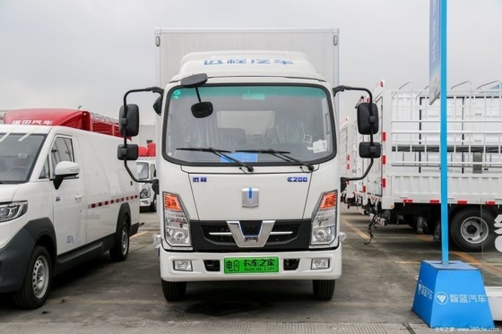 Camión eléctrico de transporte de carga minivan de una fila con capacidad de tanque de combustible de 100-200L