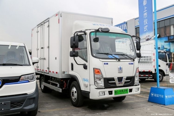 Camión eléctrico de transporte de carga minivan de una fila con capacidad de tanque de combustible de 100-200L