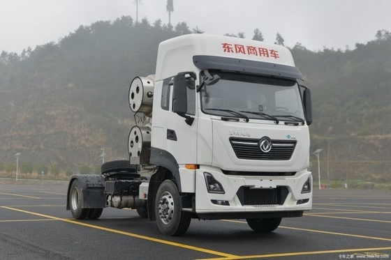 Stock Dongfeng Tianlong KL camión pesado 4*2 6*4 cabeza de tracción para asiento normal del conductor