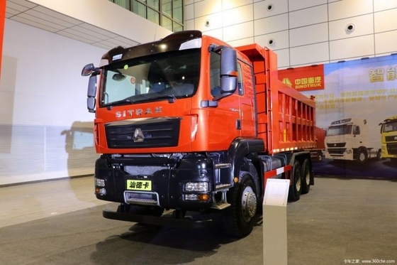 400 HP Sinotruck Shandeka SITRAK C7H 6X4 8x4 4x2 5.6m camión de basura con transmisión manual