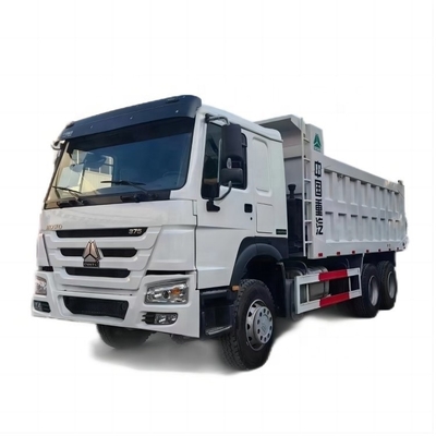 Dirección derecha camión pesado nacional usado HOWOV7 6X4 440HP camión de basura 5.8m coche especial