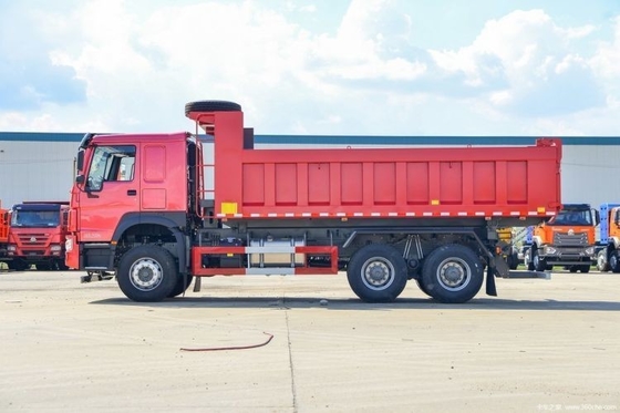 2023 Promoción de camión pesado nacional HOWO TX 6X4 camión descargable con 6.3m y 400 CV