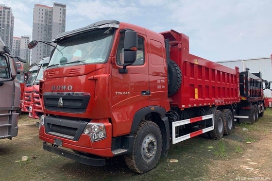 31-40T Capacidad de camión pesado nacional HOWO TH7 6X4 6 metros camión de descarga con 510 caballos de fuerza
