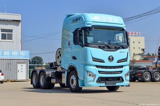 Shaanxi Qi Delong X6000 4*2 6*6 6*4 371 375 camión de tracción de GNC con transmisión