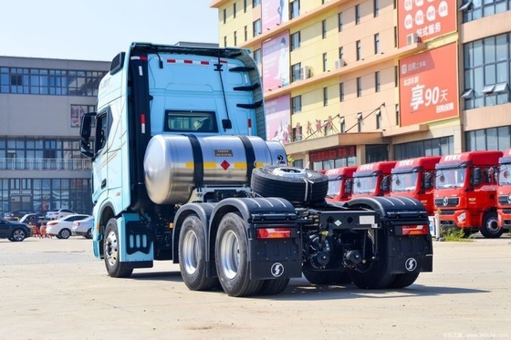 Shaanxi Qi Delong X6000 4*2 6*6 6*4 371 375 camión de tracción de GNC con transmisión