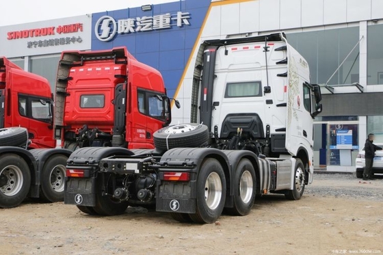 Shaanxi Qi Delong X6000 4*2 6*6 6*4 371 375 camión de tracción GNC con tipo de combustible GNL