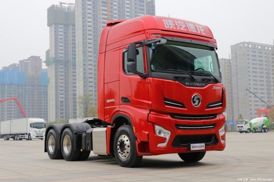 Shaanxi Qi Delong X6000 6X4 4X2 6X2 Tractor de GNL con GNL con ABS y control de velocidad normal