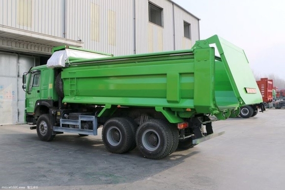 Sistema multimedia camión pesado nacional usado HOWO 6X4 371HP camión de basura ambiental