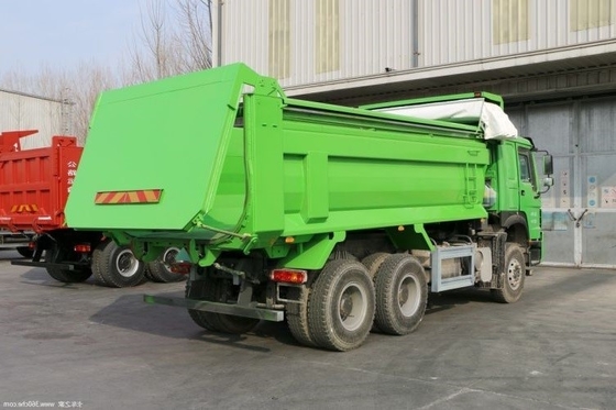 Sistema multimedia camión pesado nacional usado HOWO 6X4 371HP camión de basura ambiental