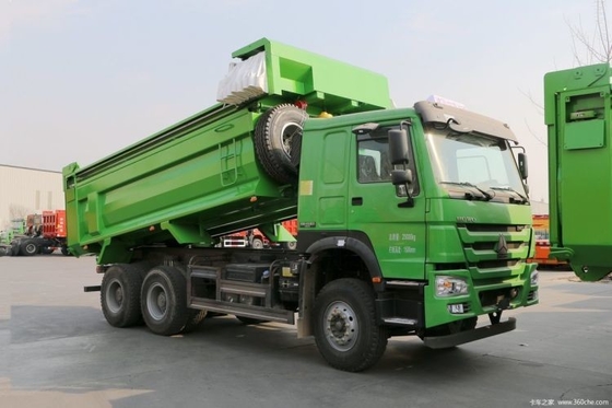 Camión pesado nacional HOWO 6X4 371hp Camión de descarga para 2 pasajeros 10 neumáticos 340hp en el mejor