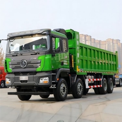 Shaanxi Auto Delong X3000 460HP 8X4 6X4 camión de basura con 10.95x2.55x3.5 dimensiones