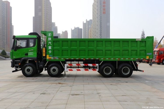 Shaanxi Auto Delong X3000 460HP 8X4 6X4 camión de basura con 10.95x2.55x3.5 dimensiones