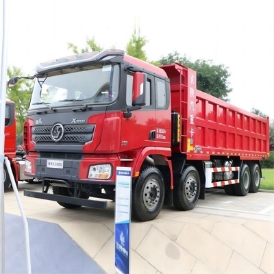 Shaanxi Qi Delong X3000 Stock de segunda mano 8X4 camión de descarga 8m Tanque de carga para carga pesada