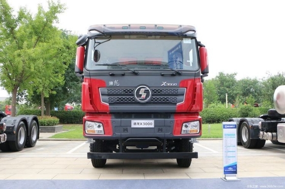 Shaanxi Qi Delong X3000 Stock de segunda mano 8X4 camión de descarga 8m Tanque de carga para carga pesada