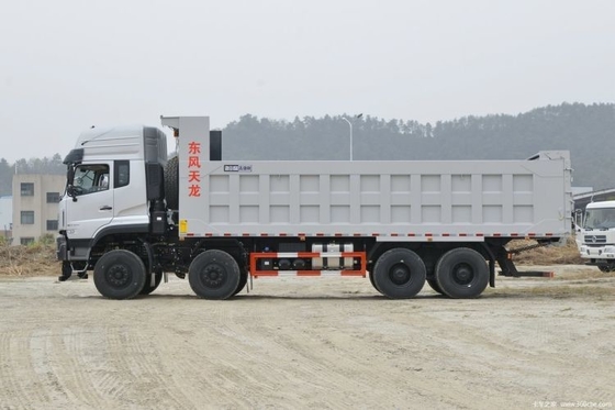 Dongfeng Tianlong KC 8X4 camión de descarga de 375 caballos de fuerza con motor de 600 caballos de fuerza y aire acondicionado automático