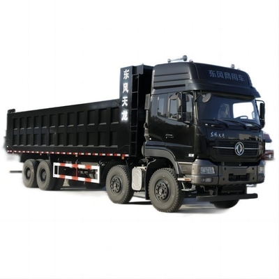 Camión pesado usado Dongfeng Tianlong KC equipado con ABS 8X4 371HP Camión de descarga con 465 CV