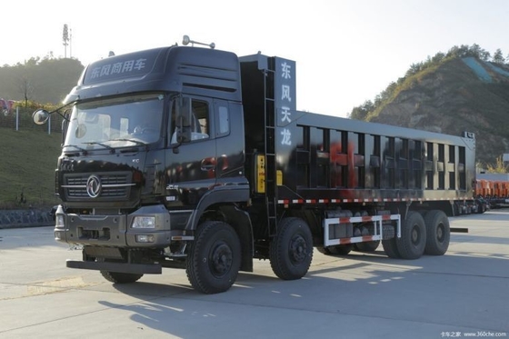 Camión pesado usado Dongfeng Tianlong KC equipado con ABS 8X4 371HP Camión de descarga con 465 CV