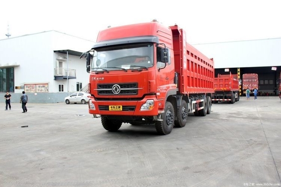 375 HP 8X4 Dongfeng Vehículo comercial 0km Auto 8.6m camión de basura con 451-500 HP