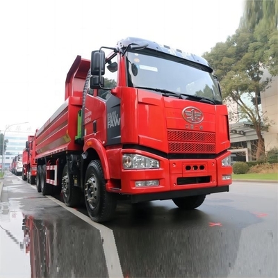 23 caliente de segunda mano FAW Jiefang J6M 8X4 371 375hp camión de basura Oshiba Motor 280 HP coche