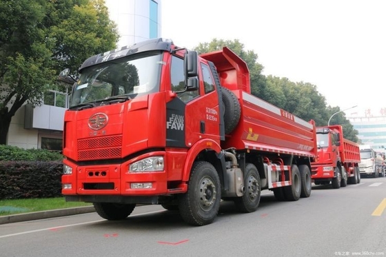 23 caliente de segunda mano FAW Jiefang J6M 8X4 371 375hp camión de basura Oshiba Motor 280 HP coche