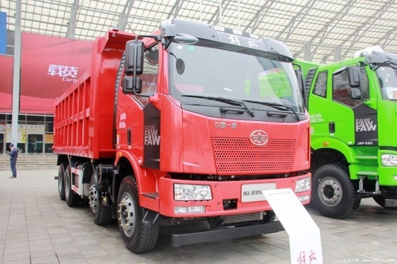 Hot FAW Jiefang J6L camión pesado de 350 caballos de fuerza 8X4 6X4 375 caballos de fuerza camión de descarga con cámara trasera de 360 °