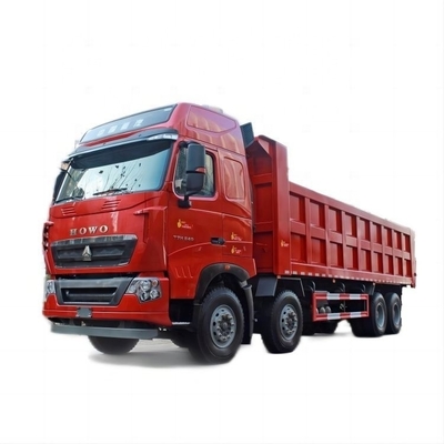 23 Ventas especiales de auto pesado HOWO T7H 371hp 375hp 6x4 8x4 camión de descarga ACC control de crucero