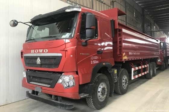 23 Ventas especiales de auto pesado HOWO T7H 371hp 375hp 6x4 8x4 camión de descarga ACC control de crucero