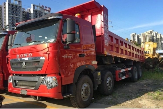 23 Ventas especiales de auto pesado HOWO T7H 371hp 375hp 6x4 8x4 camión de descarga ACC control de crucero