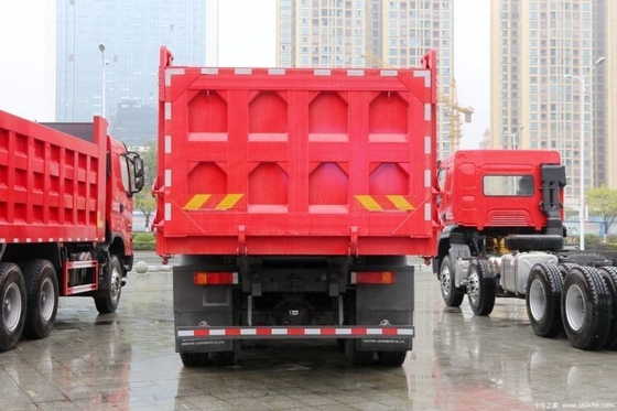 Dongfeng Liuqi Chenglong H70 de segunda mano 8X4 375hp 8.6m camión de descarga con potencia combinada